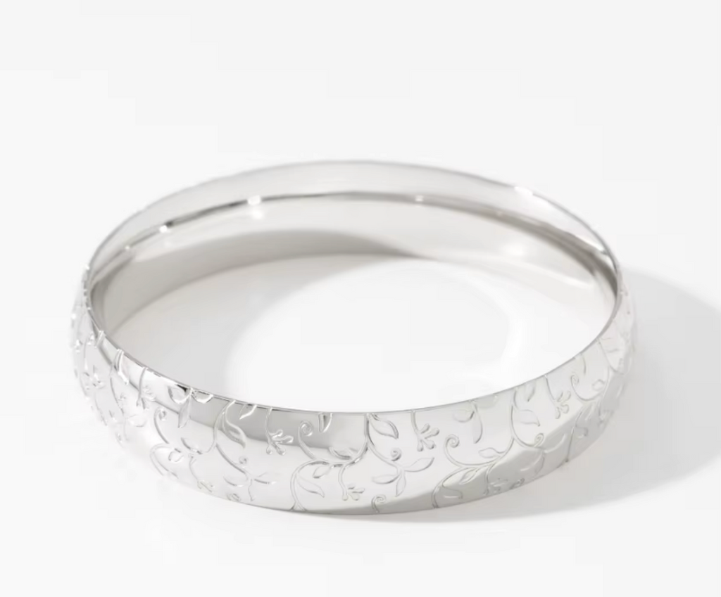 Vine Bangle – 18K Gold-Plated Stainless Steel